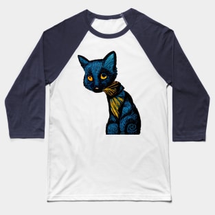 Vincent The Cat Baseball T-Shirt